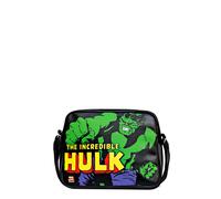 Schultertasche LOGOSHIRT "Hulk", Damen, Gr. B/H/T: 37cm x 28cm, schwarz, Lederimitat, bedruckt, Taschen Schultertasche, mit tollem Print (47600345-0) schwarz