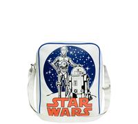 Logoshirt Tasche Krieg der Sterne - Star Wars - C-3PO R2-D2 - Umhängetasche - Schultertasche - Sporttasche - weiss - Kunstleder - Lizenziertes Originaldesign