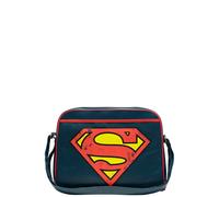 LOGOSHIRT Schultertasche mit coolem Superman-Logo »Superman - Logo«, dunkelblau