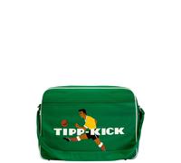 Schultertasche LOGOSHIRT "Tipp Kick", Damen, Gr. B/H/T: 12cm x 26cm x 36cm, grün, Baumwolle, bedruckt, mehrfarbig, Taschen Schultertasche, mit Tipp Kick-Frontdruck (55642543-0) grün