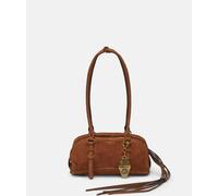 Schultertasche mit Limited Edition Charm braun