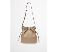 Marc O'Polo Beuteltasche Leder 41 cm grau