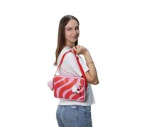 Schultertasche MOLANG mit längenverstellbarem Tragegurt 18x26x4cm - rosa - Verspielte MOLANG-Umhängetasche mit niedlicher Plüsch-Schleife, süße Crossbody-Bag für Alltag, Reisen & Freizeit | 62792
