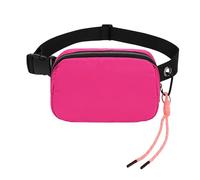 Schultertasche | Multifunktionale Sling Bag - Langer Schultergurt Sling Bag für Damen und Herren, wasserdichte Sling Bag für Reisen, Camping, hot pink, Refer to description