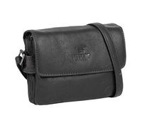 Schultertasche MUSTANG "Catania", Damen, Gr. B/H/T: 18cm x 15cm x 4cm, schwarz, Leder, Taschen Schultertasche (58341269-0)