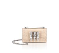 Schultertasche PHILIPP PLEIN "Eagle Crocco Geprägt", Damen, 06, beige, Taschen Schultertasche (53028750-0) 06, beige