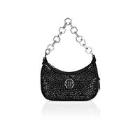 Schultertasche PHILIPP PLEIN "Mit Schmucksteinen", Damen, 02, schwarz, Taschen Schultertasche (33432510-0) 02, schwarz