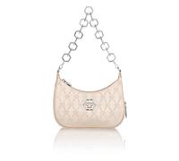 Schultertasche PHILIPP PLEIN "Monogram Mit Schmucksteinen", Kinder, 6006, crystal, beige, Taschen Schultertasche (31072663-0) 6006, crystal, beige