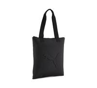 Schultertasche PUMA "BUZZ TOTE", Mädchen, Gr. B/H/T: 35cm x 39cm, schwarz (puma schwarz), Polyester, unifarben, Taschen Schultertasche, sportlicher Stil, mit Tragegriffen aus Gurtband, aus Polyester (