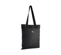 Schultertasche PUMA "POP TOTE", Damen, schwarz (puma schwarz, puma script aop), Polyester, gemustert, Taschen Schultertasche, Tasche mit femininen Grafikprints, mit Reißverschluss (65637717-0) puma sc