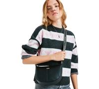 Schultertasche ROXY "Sweet Morning", Damen, grau (anthrazit), 100% Polyurethan, Taschen Schultertasche (63667203-0) anthrazit