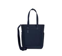 Schultertasche SAMSONITE "ESSENTIS Jana Ina Zarrella 19 L 14.1" RFID", Gr. B/H/T: 28cm x 40cm x 16cm, blau, Textil, unifarben, Taschen Schultertasche, Tote Bag, Rucksack, Umhängetasche, Laptoptasche i
