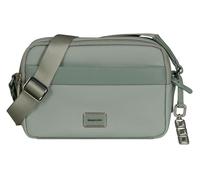 Schultertasche SAMSONITE "IMAGE BIZ", Damen, Gr. B/H/T: 8cm x 15,5cm x 23cm, grün (thyme), Nylon, Polyurethan, Taschen Schultertasche (41502345-0) thyme