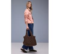 Schultertasche STREET ONE, Damen, mahogany braun, Stoff, Polyester, Taschen Schultertasche, Basic (23473637-0) mahogany braun