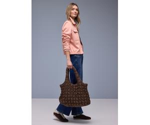 Schultertasche STREET ONE, Damen, mahogany braun, Stoff, Polyester, Taschen Schultertasche, Basic (23473637-0) mahogany braun