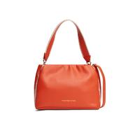 Schultertasche TOMMY HILFIGER "TH SOFT SUMMER MINI BUCKET", Damen, Gr. B/H/T: 27cm x 16cm x 8cm, orange, Lederimitat, Textil, unifarben, Taschen Schultertasche, Damen Umhängetasche, Minibag, Clutch mi