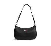 Schultertasche TOMMY JEANS "TJW DAILY ELEVATED SHOULDER BAG", Damen, Gr. B/H/T: 27cm x 15cm x 8,5cm, schwarz, Lederimitat, Taschen Schultertasche, Damen Handtasche, Umhängetasche mit Logo-Schmuckeleme