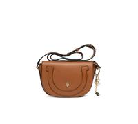 Schultertasche U.S. POLO ASSN. "LAWSON FLAP CROSSBODY BAG Damen", Damen, Gr. B/H/T: 6cm x 15cm onesize, tan, Polyurethan, Taschen Schultertasche, Schultertasche Damen, Abendtasche, Fashion, Lifestyle,