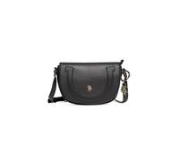 Schultertasche U.S. POLO ASSN. "LAWSON FLAP CROSSBODY BAG Damen", Damen, Gr. B/H/T: 6cm x 15cm x 6cm onesize, schwarz, Polyurethan, Taschen Schultertasche, Schultertasche Damen, Abendtasche, Fashion,