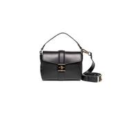 Schultertasche U.S. POLO ASSN. "MARGARET FLAP HANDLE BAG Damen", Damen, Gr. B/H/T: 9cm x 13cm x 9cm onesize, schwarz, Polyurethan, Taschen Schultertasche, Schultertasche Damen, Abendtasche, Fashion, L