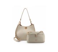 Schultertasche U.S. POLO ASSN. "MIDDLETON HOBO BAG WITH EXTRA BAG. Damen", Damen, Gr. B/H/T: 10cm x 27cm onesize, sanftes weiß, Polyurethan, Taschen Schultertasche, Schultertasche Damen, Shopper, Hand