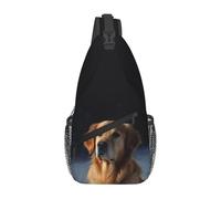 Schultertaschen für Damen und Herren, Golden Retriever, verstellbarer Gürtel, Bauchtasche, Bauchtasche für Reisen, Sport, Laufen, Wandern, Hüfttaschen, Schwarz, Einheitsgröße, Schwarz , Einheitsgröße