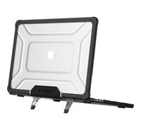 Schutzhülle für MacBook Air 13.6" M4 / M3 / M2 2025-2022, Tech-Protect SmartShell Pro, Transparent-Schwarz