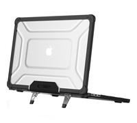 Schutzhülle für MacBook Air 15.3" M4 / M3 / M2 2025-2023, Tech-Protect SmartShell Pro, Transparent-Schwarz