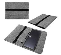 Schutzhülle kompatibel für Terra Mobile 1550 Sleeve Hülle Tasche aus Filz mit Innentaschen Cover 15.6 Zoll Notebook Laptop Case