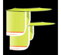 Schutzhut, Sonnenschutz, Kopfbedeckung, Nackenschatten, 2 x reflektierender Schutzhut, Nackenschutz, Netz-Sonnenschutz, Sonnenschutz, tragbare Baustellen-Sonnenblocker