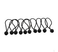 (schwarz) 10 Stück 6" Cord Ball S Baldachin Tie Downs Tarp Zubehör
