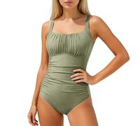 Schwarz Badeanzug Damen Große Größe Badeanzüge für Damen Badeanzug Einfarbiger Für Monokini Badeaktivitäten Mit Verstellbaren Trägern Vintage Mode Schwimmanzug Monokini Sommer