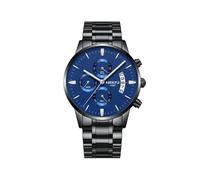 (Schwarz Blau) Herrenuhren Luxus Markenmode Herrenmode Freizeituhr Militär Quarz Armbanduhren Relogio