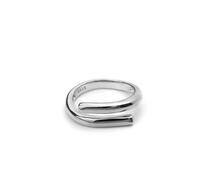 (Schwarz) Echte 925 Sterling Silber Ringe Für Frauen Offene Vintage Hochzeit Schmuck Große