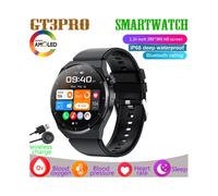 (Schwarz) Kompatibel für Huawei 2025 Neue GT3 Pro Smart Watch Erwachsene 390 * 390 HD-Bildschirm Herzfrequenz