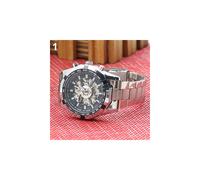 (Schwarz) Neue Ankunft Herrenuhr Handaufzug Skelett Automatische Mechanische Edelstahl Sport Handgelenk