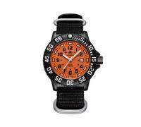 (schwarz orange A)Addies Dive Herren Fashion Casual Watch Kalenderanzeige 50m wasserdichtes Rohr leuchtend