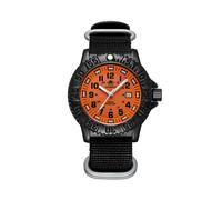 (schwarz orange B)Addies Dive Herren Fashion Casual Uhr Kalenderanzeige 50m wasserdichtes Rohr leuchtend