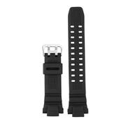 Schwarz-Orange Silikon-Uhrenarmbänder, kompatibel mit Casio G-SHOCK 5121 GW-3500B GW-3000B GW-2000, Herren-Sportarmband, Uhrenzubehör(Black silver)