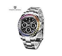 (Schwarz) PAGANI DESIGN Herrenuhren Luxus Automatik Datumsuhr Herren Quarzuhren für Herren Marke Chronograph