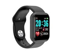 (Schwarz) Smart Watch Armband Herzfrequenz Blutdruck Schlafmonitor Wasserdicht Fitness Tracker Sport