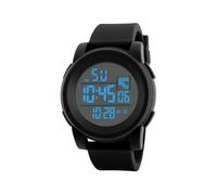 (Schwarz) Sport Herrenuhr Led Digital Handgelenk Analog Luxus Herrenuhr Sprechende Damenuhr