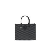 Schwarze Baumwollhandtasche Einheitsgröße