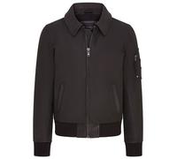 Schwarze Bomberjacke aus A2-Rindsleder für Herren - Eura 2XL