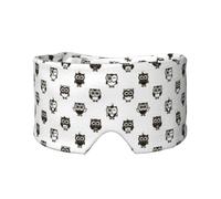 Schwarze Eulen, Vollständige Augenabdeckungen, lichtblockierende Augenmaske, Schlafaugen- und Ohrenschützer