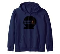Schwarze Frau Super Natural Afro Kapuzenjacke