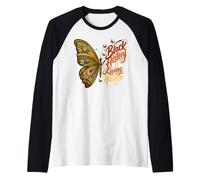 Schwarze Geschichte ist lebendige Geschichte Mandala Butterfly Raglan