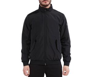 Schwarze Jacke Mit Ea7-patch-logo L