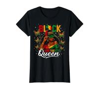Schwarze Juneteenth Queen 1865 Baseballkappe Pride History Damen Preisgünstiges Grafik-T-Shirt, Damen, Schwarz, XL