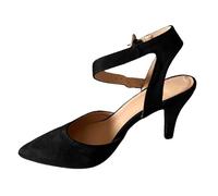 Schwarze Pumps Damen, Slingpumps Damen Slingback Elegant Spangenpumps Weich Leicht Riemchenpumps Damenschuhe Damenpumps Absatz Mit Riemen Ballerina Sommerschuhe